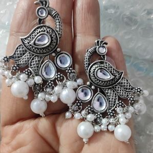 Oxidised Earrings